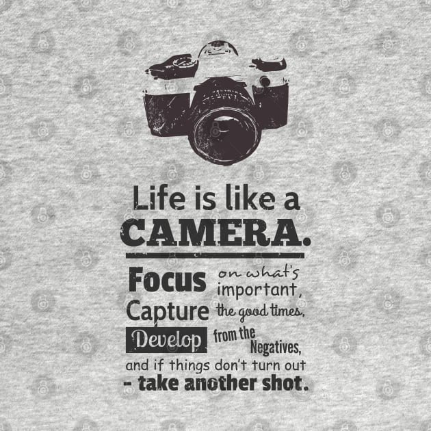 Life is Like A Camera Quote by rustydoodle